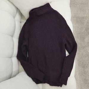 Aritzia Wilfred Montpellier Sweater in Dark Purple 🌱🤍